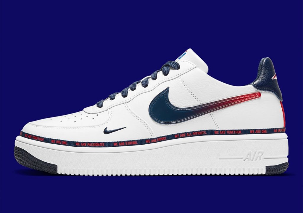 Nike air force clearance 1 new england patriots